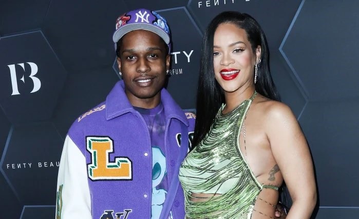 Asap Rocky and Rihanna