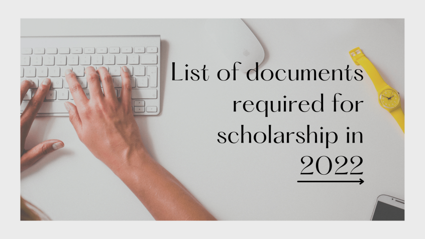 SCHOLARSHIP DOCUMENTS