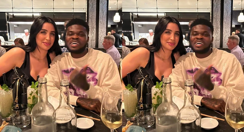 Thomas Partey and Morrocan girlfriend