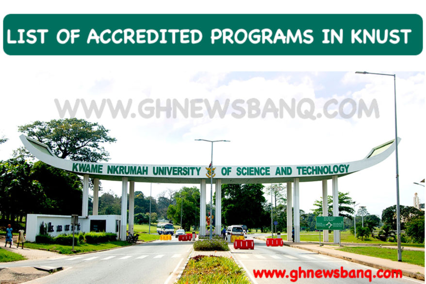 List of Accredited Programs in KNUST