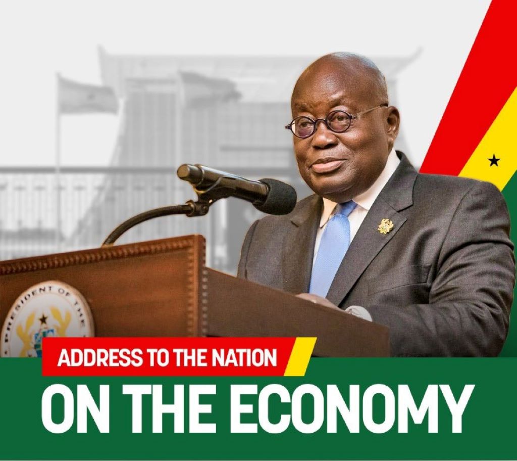 President Akufo-Addo to address the nation on the economy on Sunday