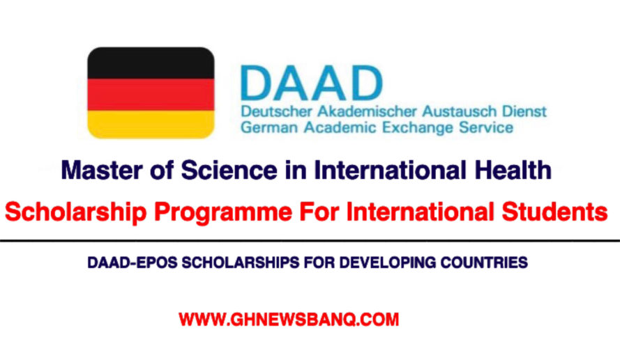 Study in Germany: DAAD Masters of Science in International Health Scholarships 2023