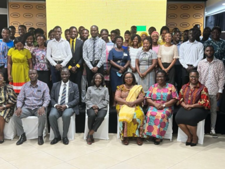 100 tertiary students receive the MTN Bright Scholarship Reloaded.