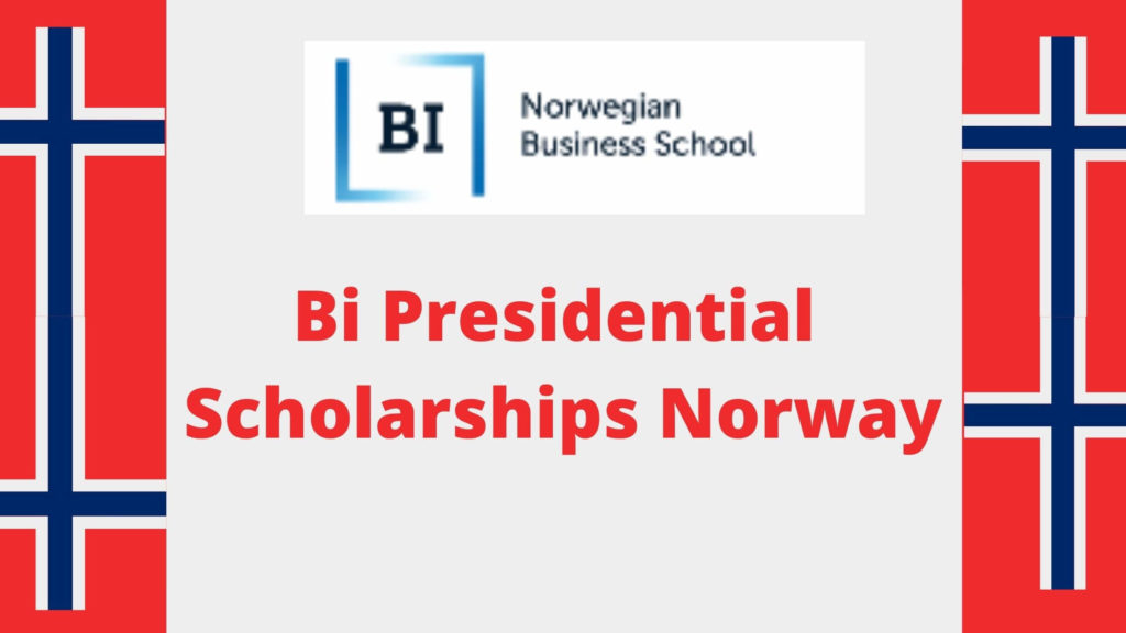 BI Presidential Scholarships for International Students.