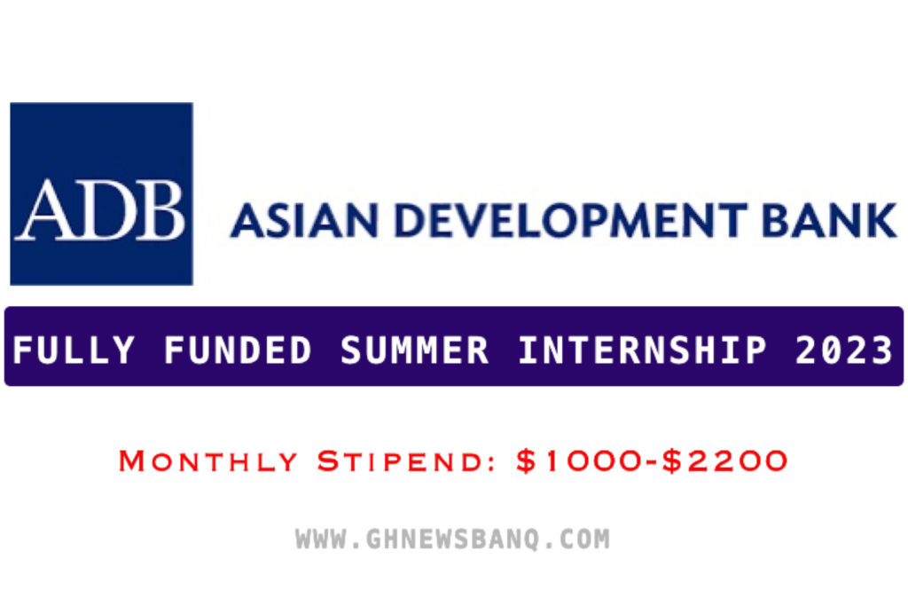 ADB Paid Summer Internship 2023