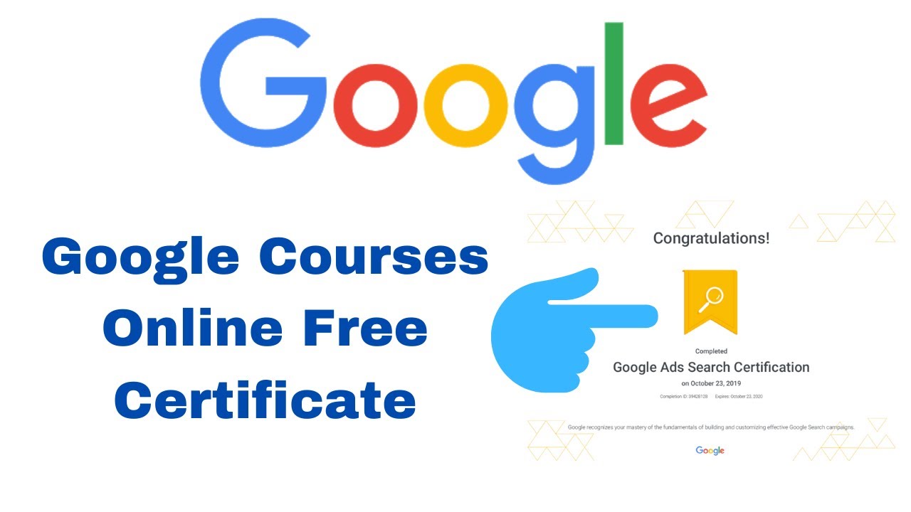 Google Free Online Courses With Free Certificates 2023