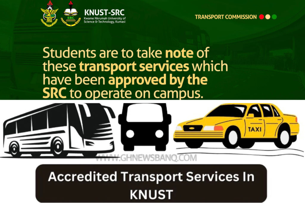 List of Accredited Transport Services In KNUST 2023