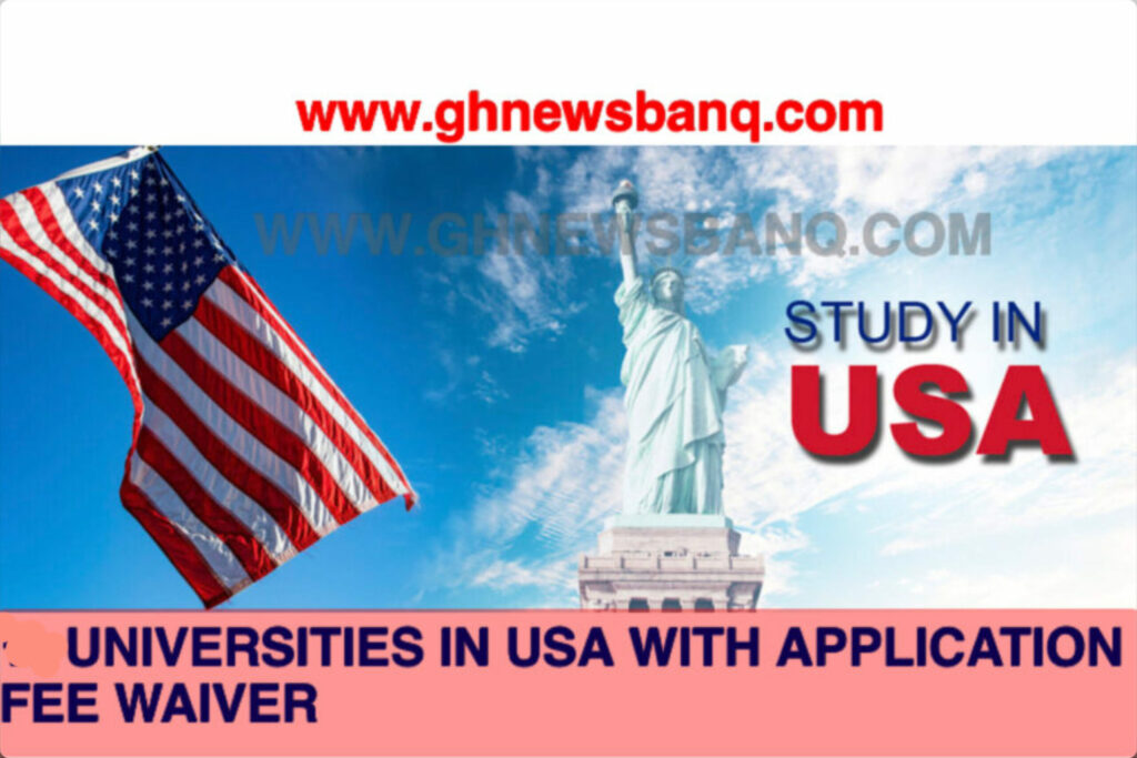 41 Universities in US with Application Fee Waiver