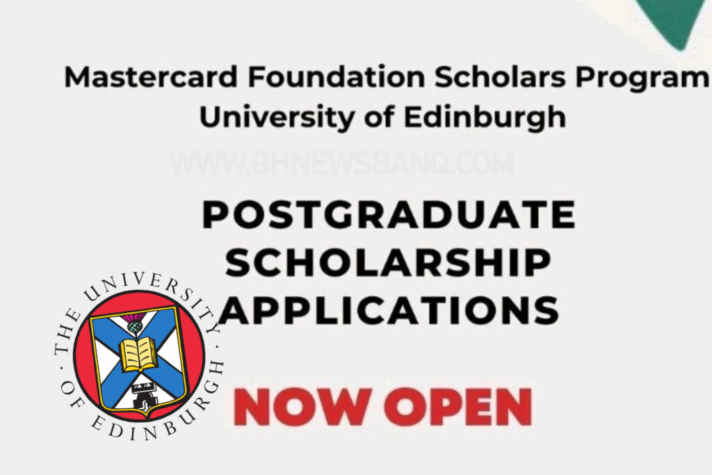 Mastercard Scholarships At University Of Edinburgh