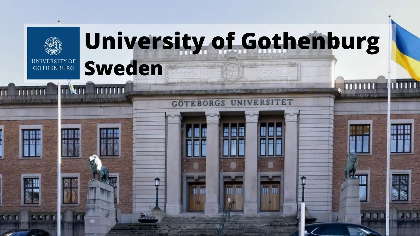 University of Gothenburg Axel Adler Scholarships